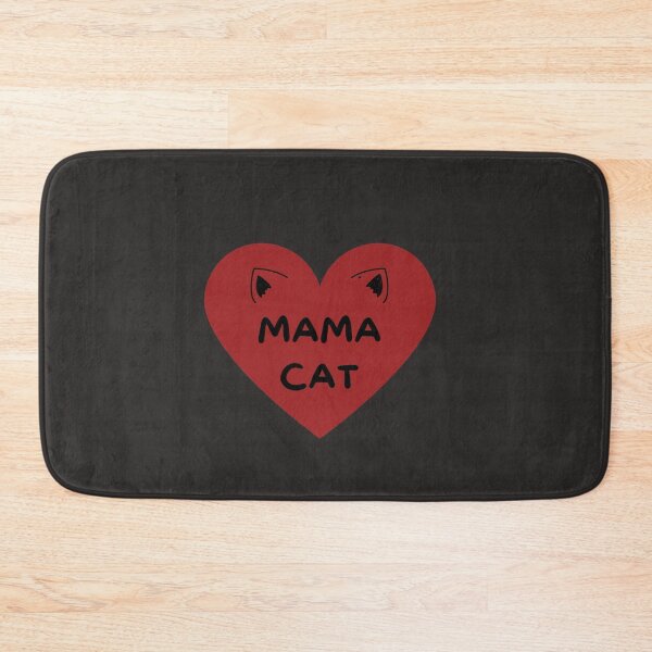 Item preview, Mama cat with red heart and cat's ear. designed and sold by Aamanyy7789.