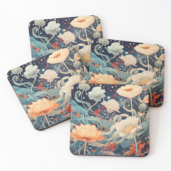 Item preview, Floral / Aquatic Pattern designed and sold by MTJ-Mushrooms.