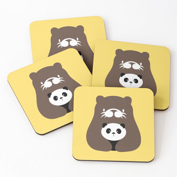 Item preview, Bear Hug | Otter x Panda designed and sold by scruffifyart.