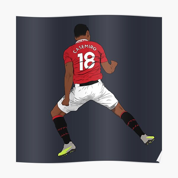 Pogba Pink Jersey Sticker Greeting Card for Sale by Hevding