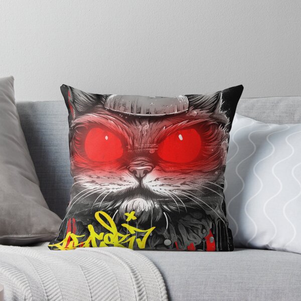Item preview, Cat Red Attention designed and sold by madeinexception.
