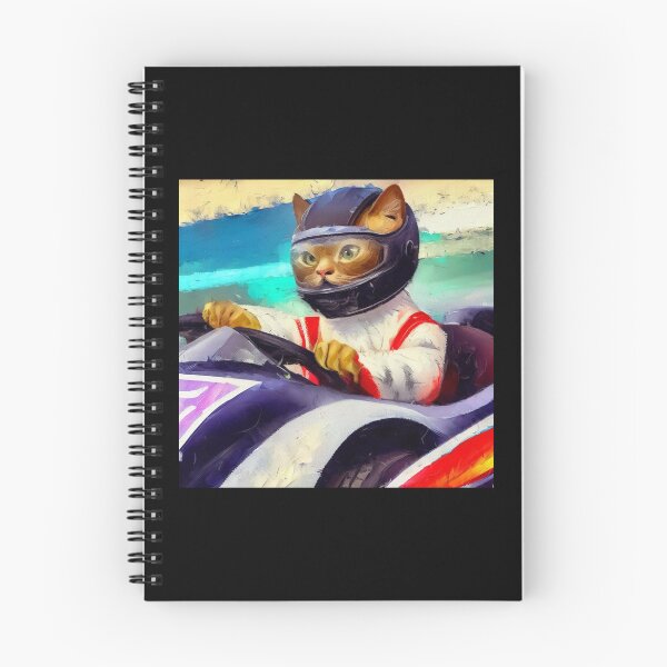Item preview, Cat Driving a Racecar designed and sold by CrankyOldDude.