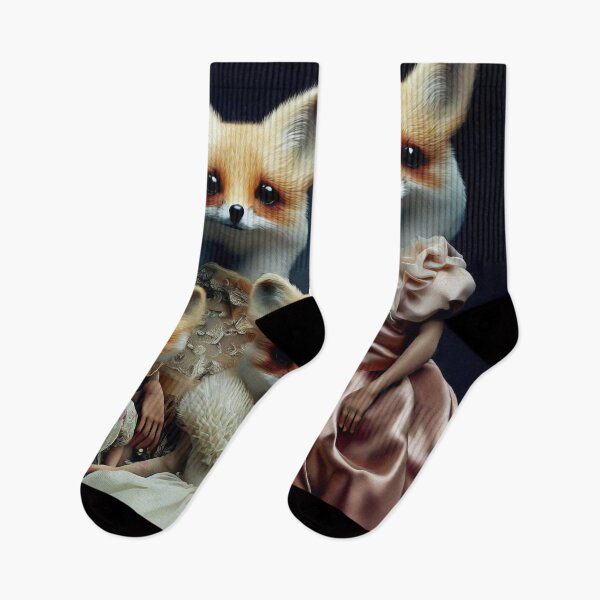 Item preview, Family Portrait of Cute Elegant Fashion Model  Foxes designed and sold by thematics.