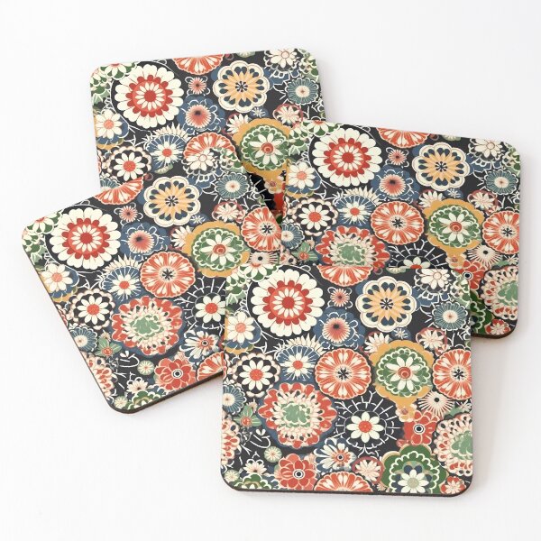Item preview, Japanese Style Floral Pattern designed and sold by MTJ-Mushrooms.