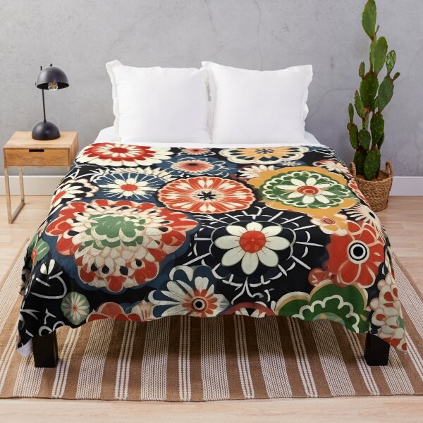 Item preview, Japanese Style Floral Pattern designed and sold by MTJ-Mushrooms.