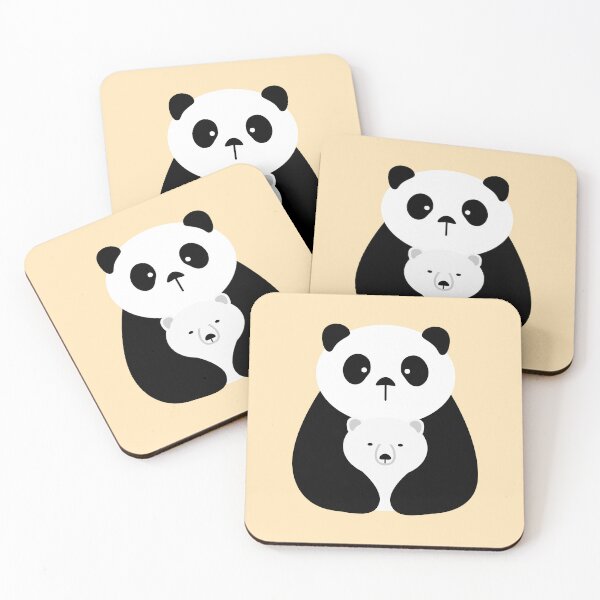 Item preview, Bear Hug | Panda x Polar Bear designed and sold by scruffifyart.