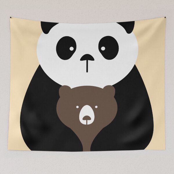 Item preview, Bear Hug | Panda x Bear designed and sold by scruffifyart.