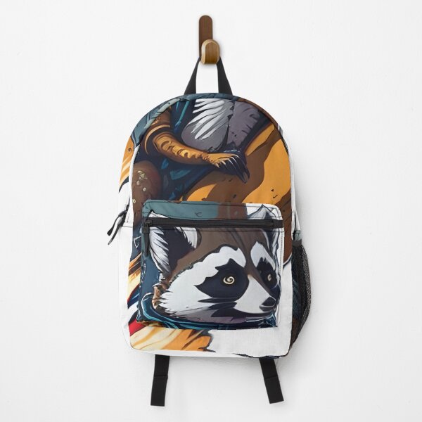 Item preview, Raccoon Flying on a Rocket - Funny Space designed and sold by Beyond-Summit.