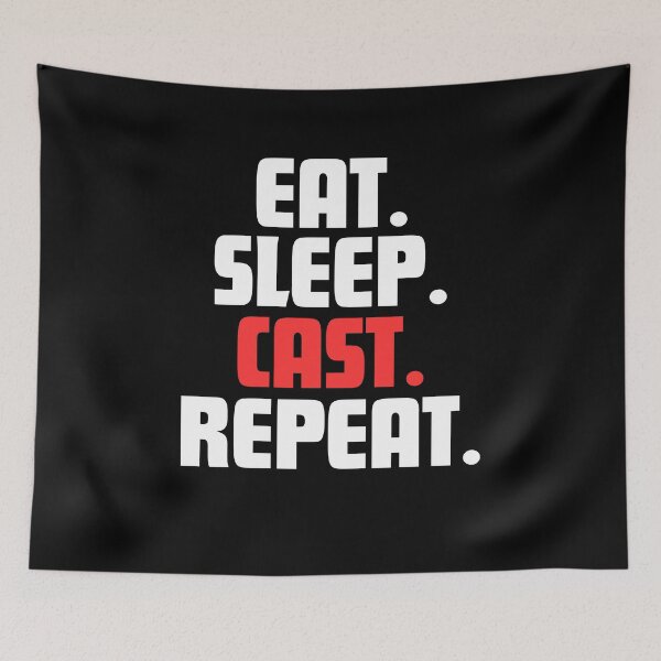 Item preview, Eat. Sleep. Cast. Repeat. designed and sold by danielliamgill.