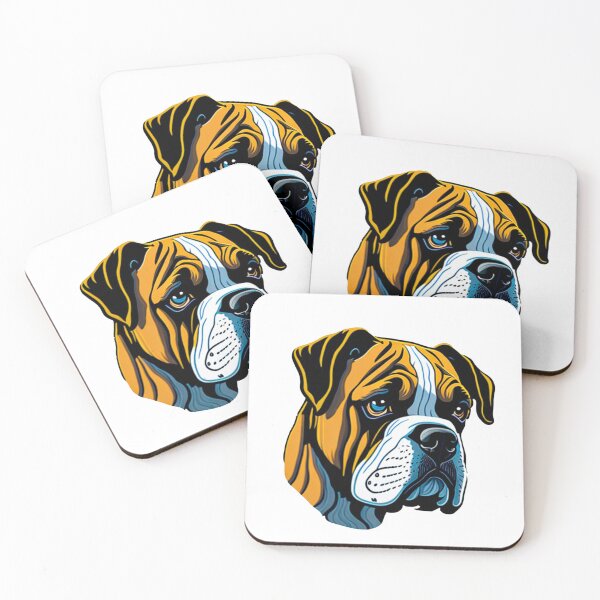 Item preview, boxer dog designed and sold by FaustusCreative.