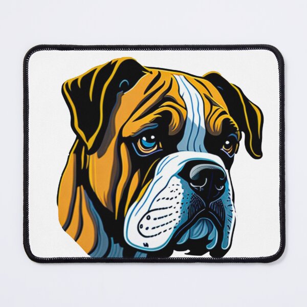 Item preview, boxer dog designed and sold by FaustusCreative.