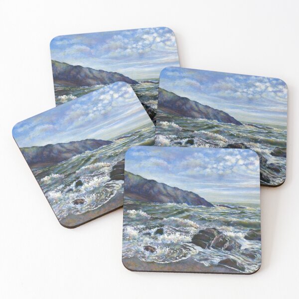 Item preview, Cornish seascape, Fowey painting designed and sold by Marion Yeo.