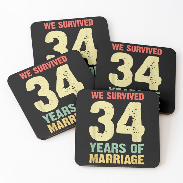 Item preview, funny Wedding shirt for couple 34th Wedding Anniversary tee designed and sold by Glitche-Shop.