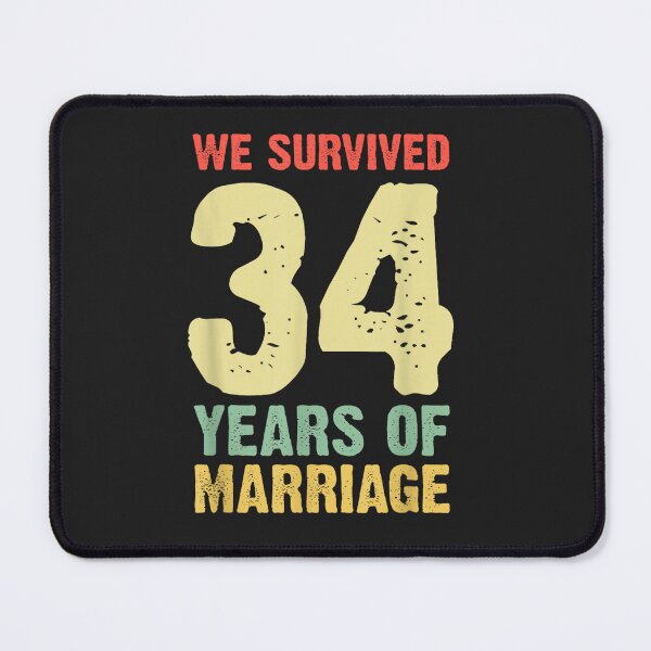 Item preview, funny Wedding shirt for couple 34th Wedding Anniversary tee designed and sold by Glitche-Shop.