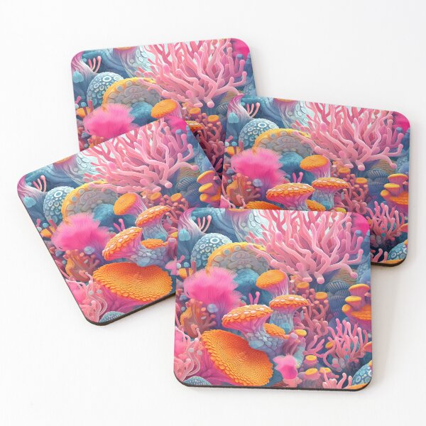 Item preview, Pink Coral Pattern designed and sold by MTJ-Mushrooms.
