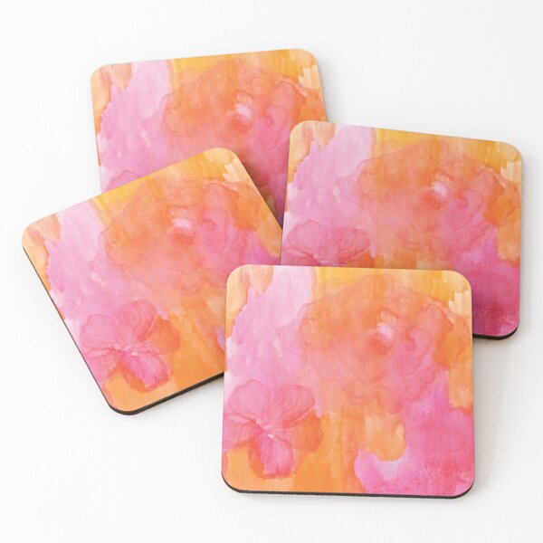 Item preview, Pink and Orange Art designed and sold by Serafimi-Art.