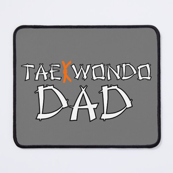 Item preview, Taekwondo Dad Orange Belt - White Print designed and sold by BadDonkeyDecals.