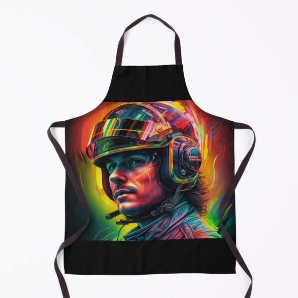 Item preview, Dynamic Neon Formula One Driver: Embrace the Electrifying Spirit of High-Speed Mastery designed and sold by RIAiCreations.