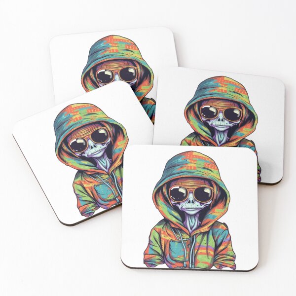 Item preview, Alien in a hoodie designed and sold by Savagecore1.
