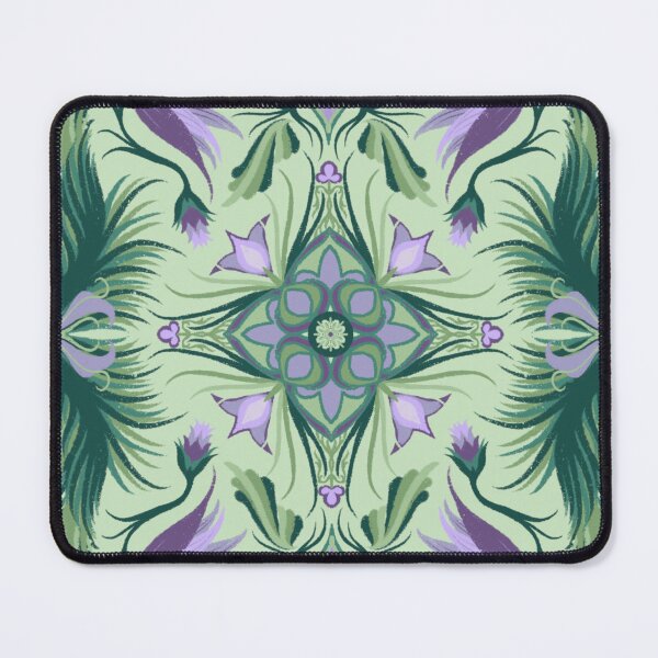 Item preview, Green and Purple Floral designed and sold by viridessense.
