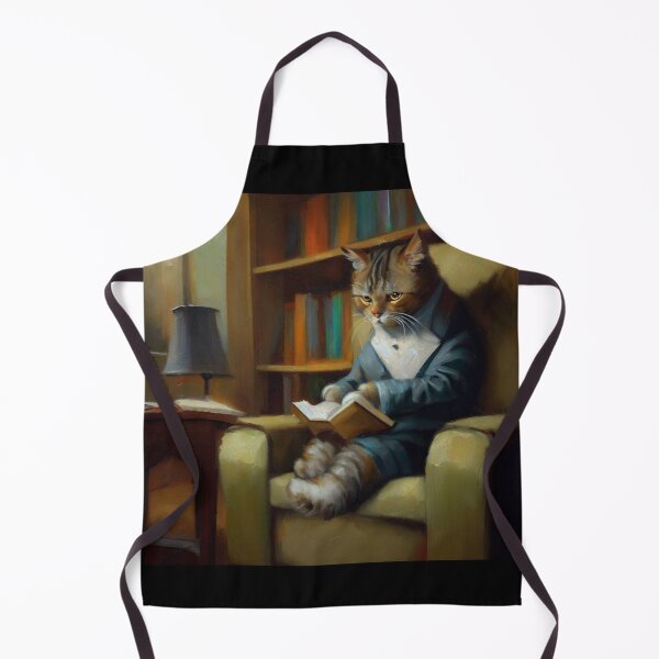 Item preview, Cat Reading designed and sold by CrankyOldDude.