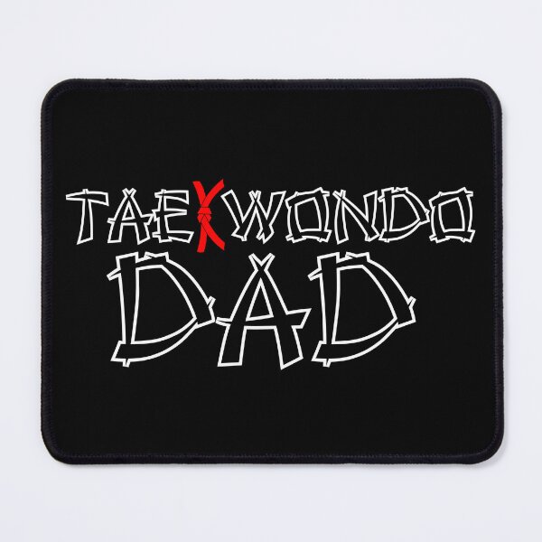 Item preview, Taekwondo Dad Red Belt - Black Print designed and sold by BadDonkeyDecals.
