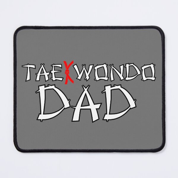 Item preview, Taekwondo Dad Red Belt - White Print designed and sold by BadDonkeyDecals.