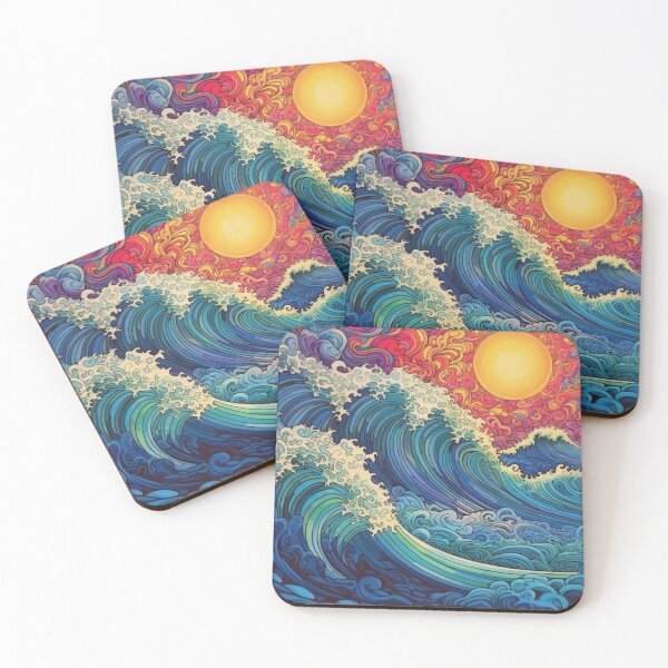 Item preview, Abstract Ocean Waves Pattern designed and sold by Desfix.
