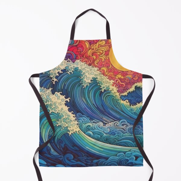Item preview, Abstract Ocean Waves Pattern designed and sold by Desfix.