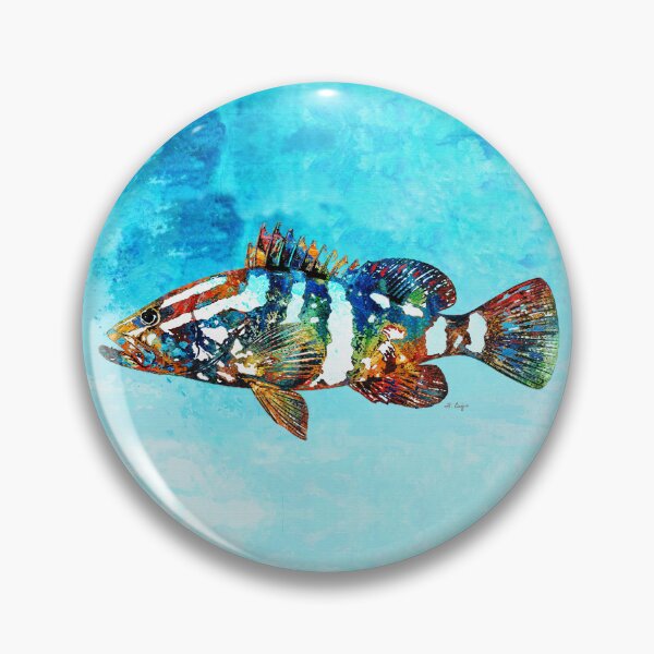 Item preview, Colorful Fish Art Fishy Beach Fun designed and sold by Sharon Cummings Art.