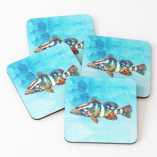 Item preview, Colorful Fish Art Fishy Beach Fun designed and sold by Sharon Cummings Art.
