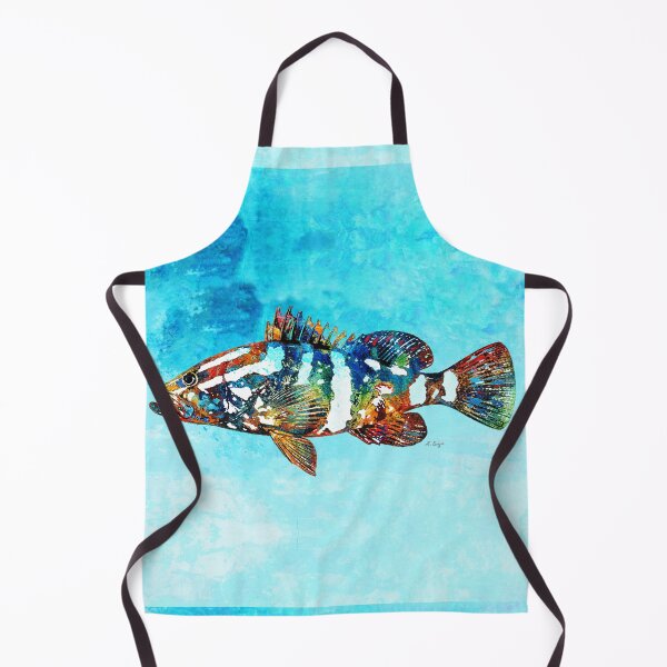 Item preview, Colorful Fish Art Fishy Beach Fun designed and sold by Sharon Cummings Art.