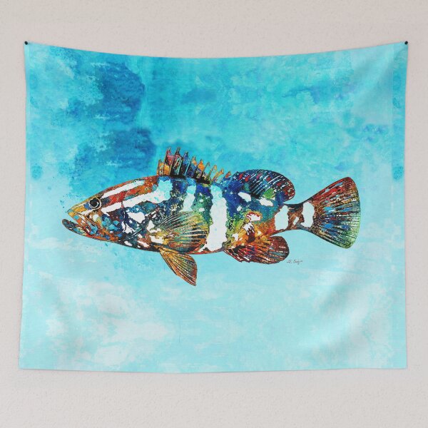 Item preview, Colorful Fish Art Fishy Beach Fun designed and sold by Sharon Cummings Art.