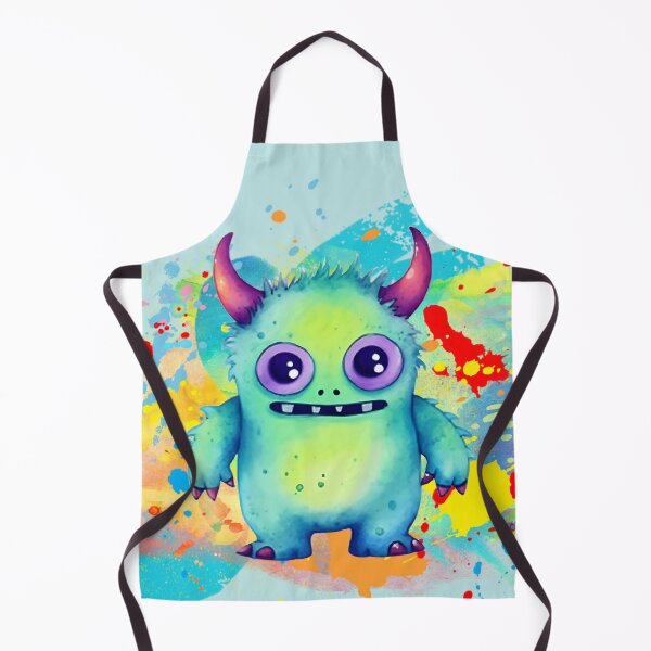 Item preview, Cute and Funny Smiling Monster with Horns T-shirts and Stickers Design designed and sold by PatriciaReyes.
