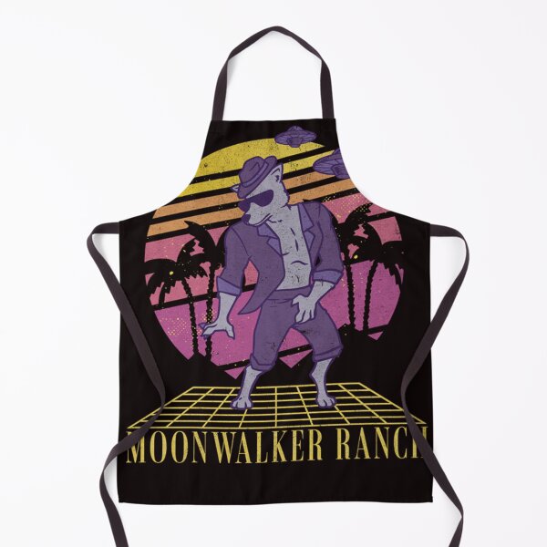 Item preview, Moonwalker Ranch Funny Werewolf Dancing UFO Retro Sunset designed and sold by The Masked Designer.