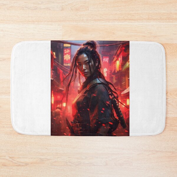 Item preview, Woman samurai warrior designed and sold by Rosaliartbook.