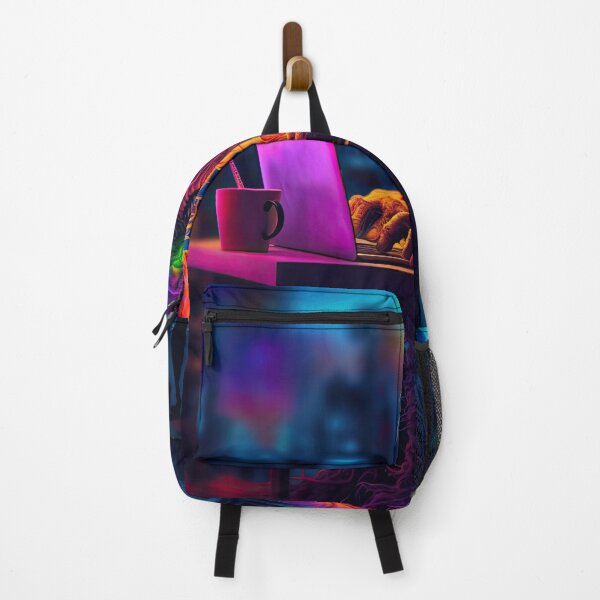 Item preview, Vibrant neon monster  designed and sold by AiAgency.