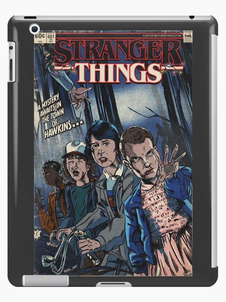 Stranger Things Comic Cover iPad Case & Skin for Sale by rebheadart