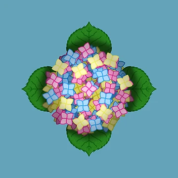 Artwork thumbnail, Hydrangea by RayRayViolet