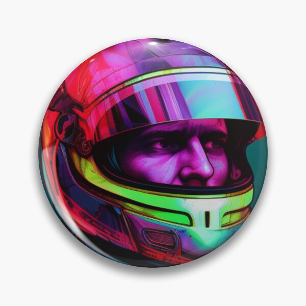 Item preview, Dynamic Neon Formula One Driver: Embrace the Electrifying Spirit of High-Speed Mastery designed and sold by RIAiCreations.