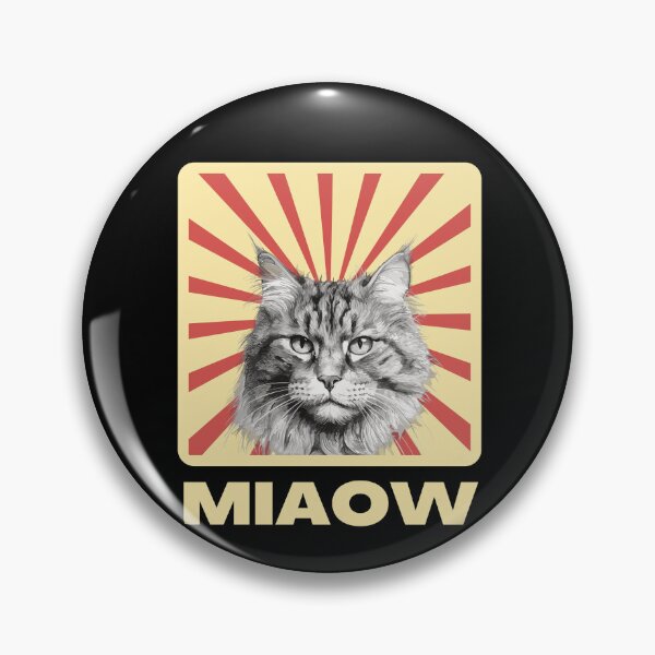 Item preview, Retro miaow cat - funny cat designed and sold by Straya75.