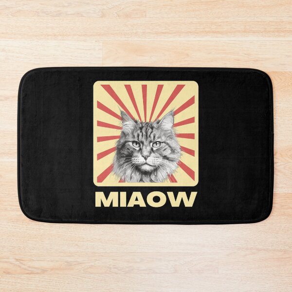 Item preview, Retro miaow cat - funny cat designed and sold by Straya75.