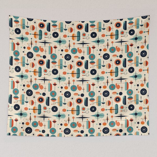 Item preview, Mid-Century Modern Atomic Designs - Bold Shapes & Retro Colors designed and sold by KaleidoCreation.