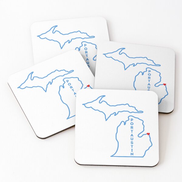 Item preview, Port Austin MI Love (blue) designed and sold by TorrezvilleTees.