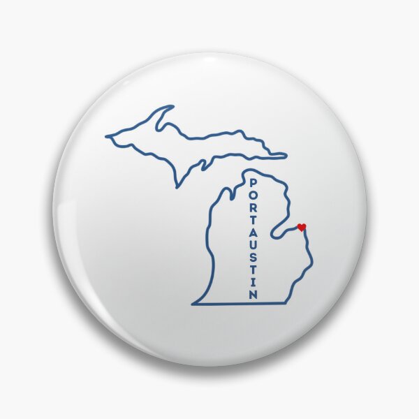 Item preview, Port Austin MI Love (navy) designed and sold by TorrezvilleTees.