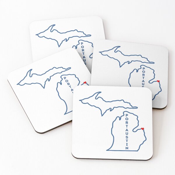 Item preview, Port Austin MI Love (navy) designed and sold by TorrezvilleTees.