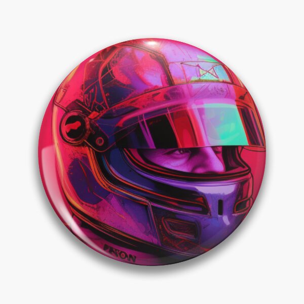 Item preview, Dynamic Neon Formula One Driver: Embrace the Electrifying Spirit of High-Speed Mastery designed and sold by RIAiCreations.
