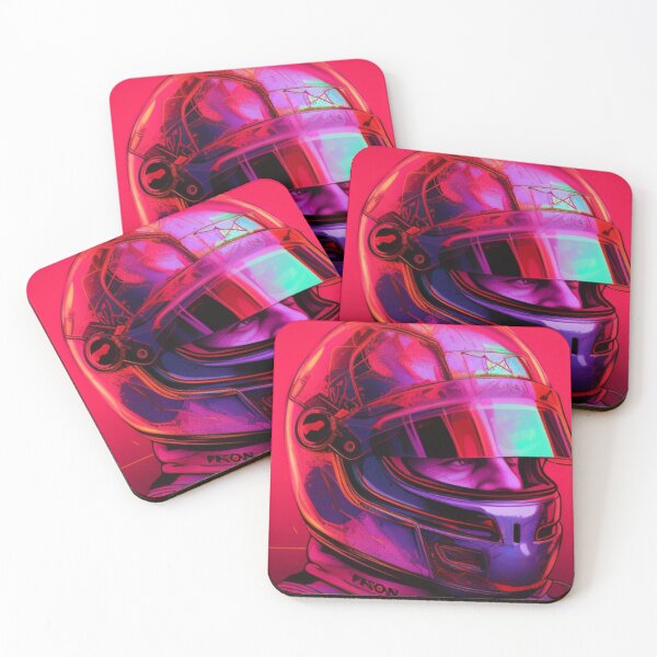Item preview, Dynamic Neon Formula One Driver: Embrace the Electrifying Spirit of High-Speed Mastery designed and sold by RIAiCreations.