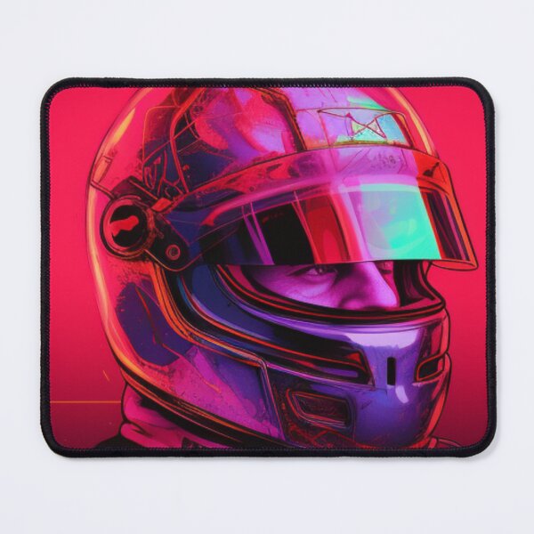 Item preview, Dynamic Neon Formula One Driver: Embrace the Electrifying Spirit of High-Speed Mastery designed and sold by RIAiCreations.
