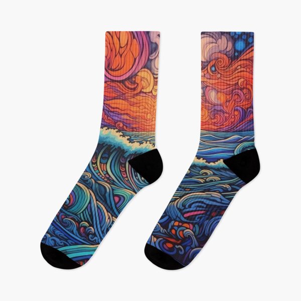 Item preview, Abstract Ocean Waves Pattern designed and sold by Desfix.